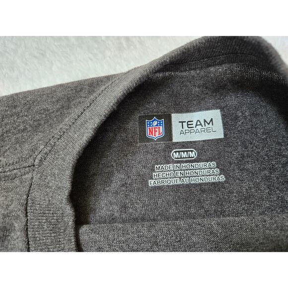 NFL Team Apparel Tampa Bay Buccaneers Long Sleeve T-shirt Mens Medium- Gray - Picture 3 of 6